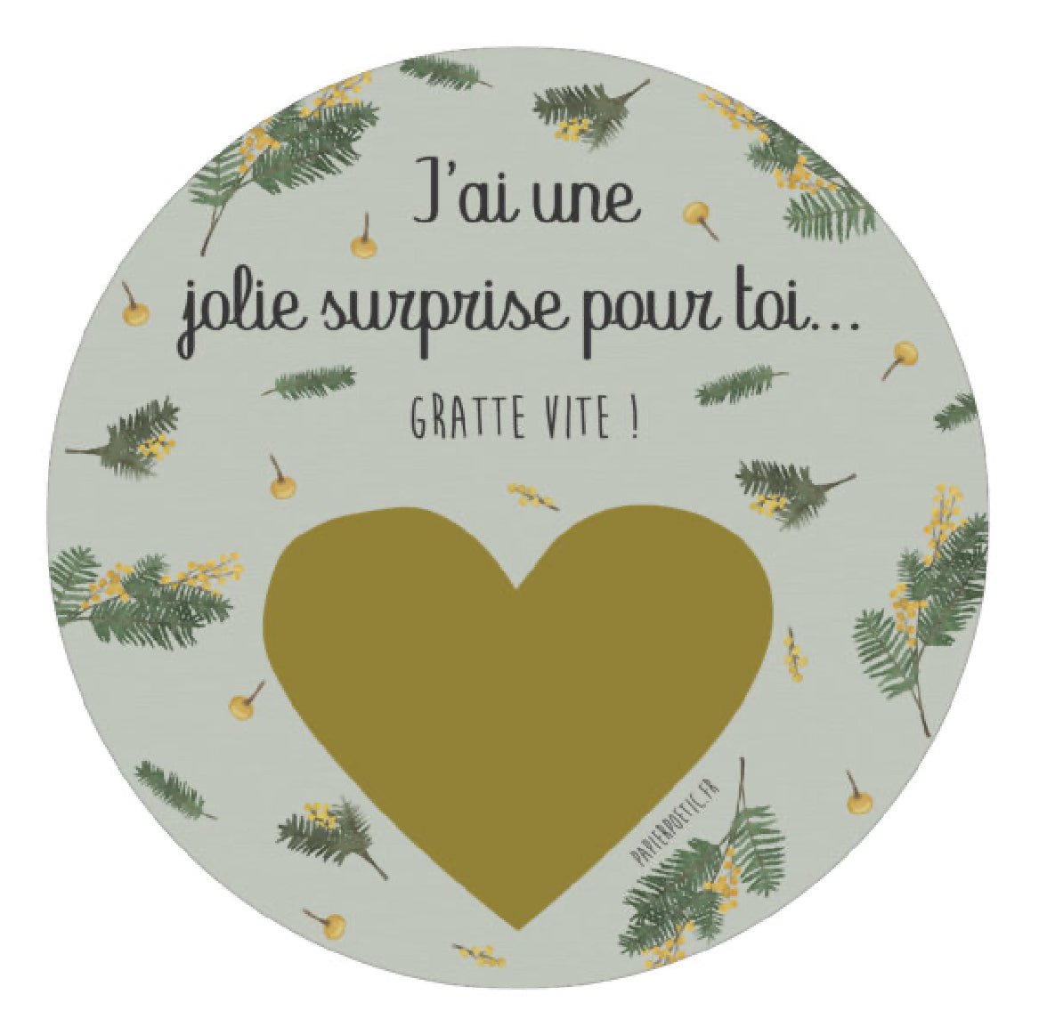 Carte Annonce À Gratter “Papi” - Les ptites soeurs