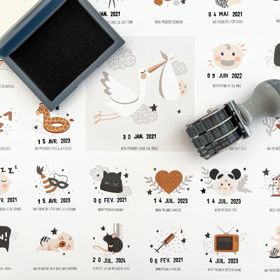 Affiche " mes premières fois" - peau claire - Les ptites soeurs