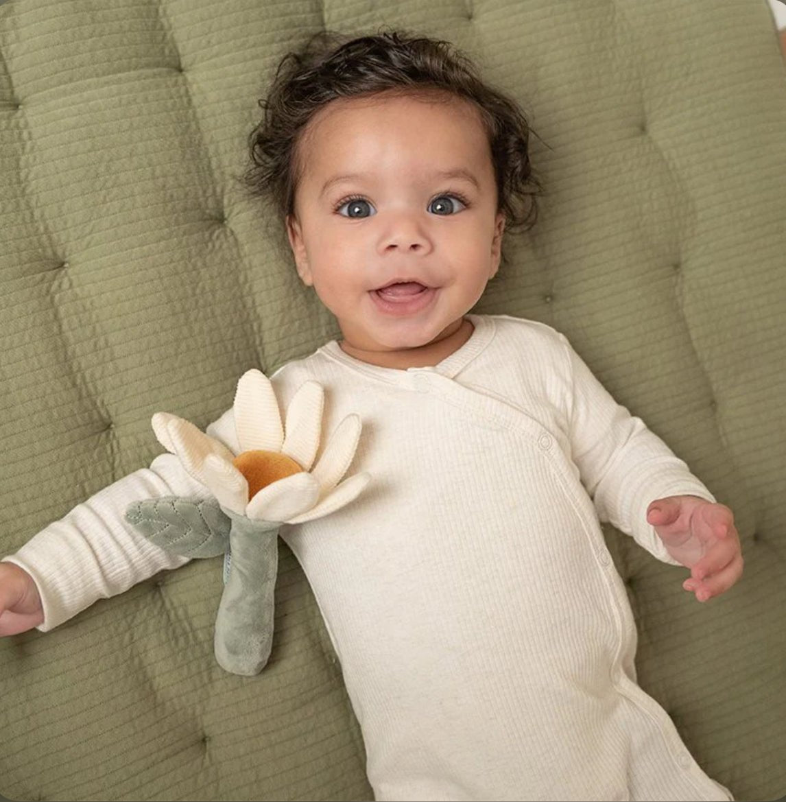 Hochet fleur - Les ptites soeurs