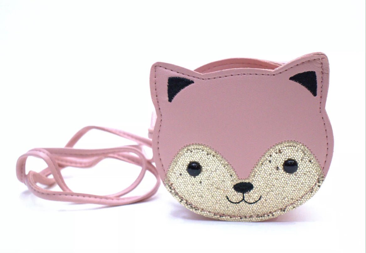 Sac bandoulière - chaton Rose - Les ptites soeurs