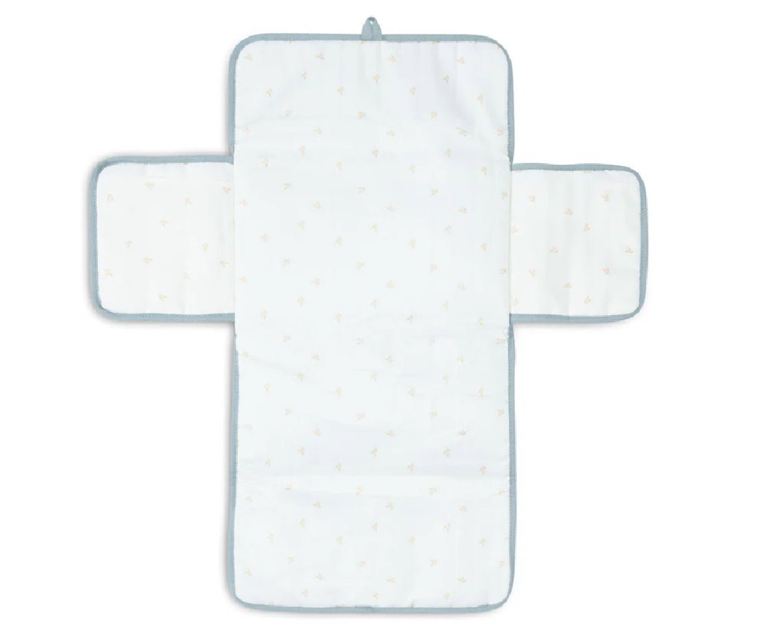 Tapis à Langer nomade Gaze de Coton - Sea Green - Les ptites soeurs