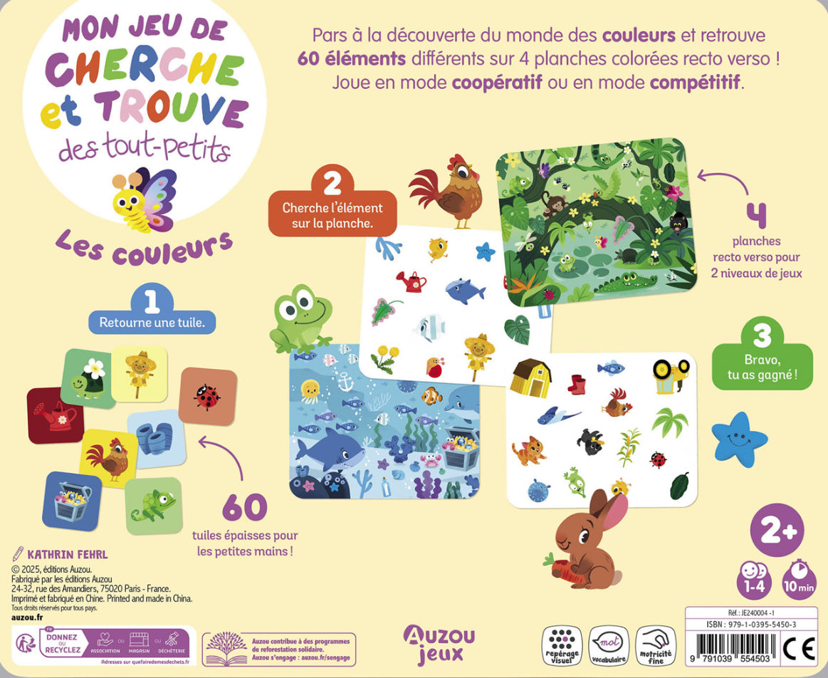 Cherche & trouve des tout-petits - les couleurs