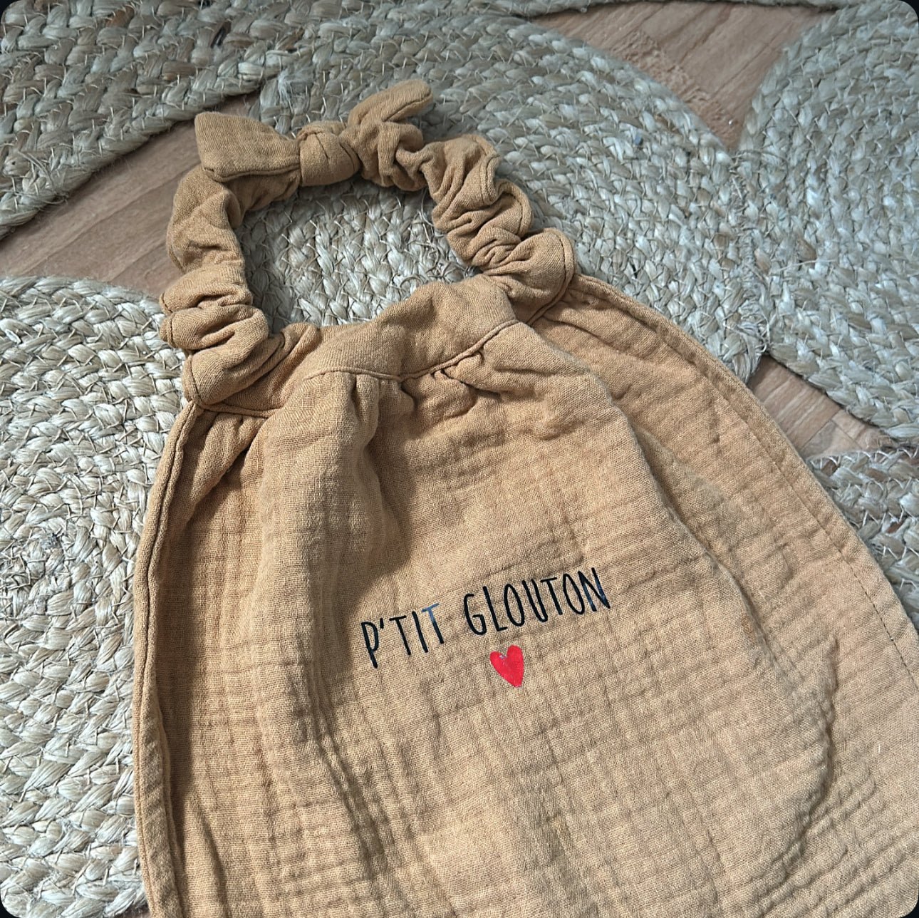 Serviette de cantine - p’tit glouton camel - Les ptites soeurs