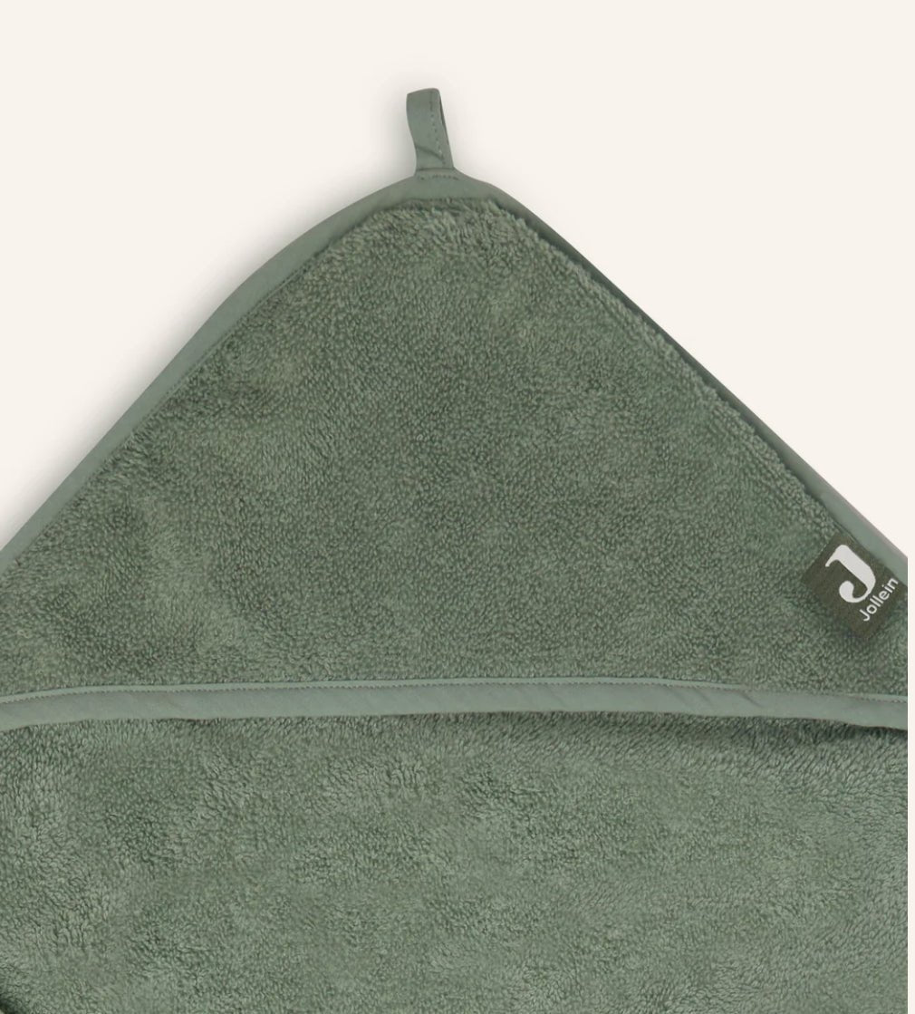 Cape de bain éponge - vert - Les ptites soeurs