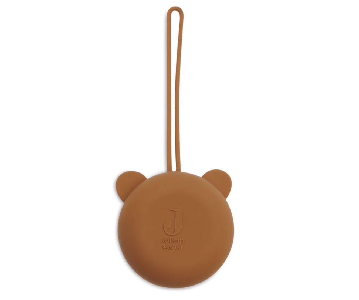 Étui à sucette en silicone - Caramel - Les ptites soeurs