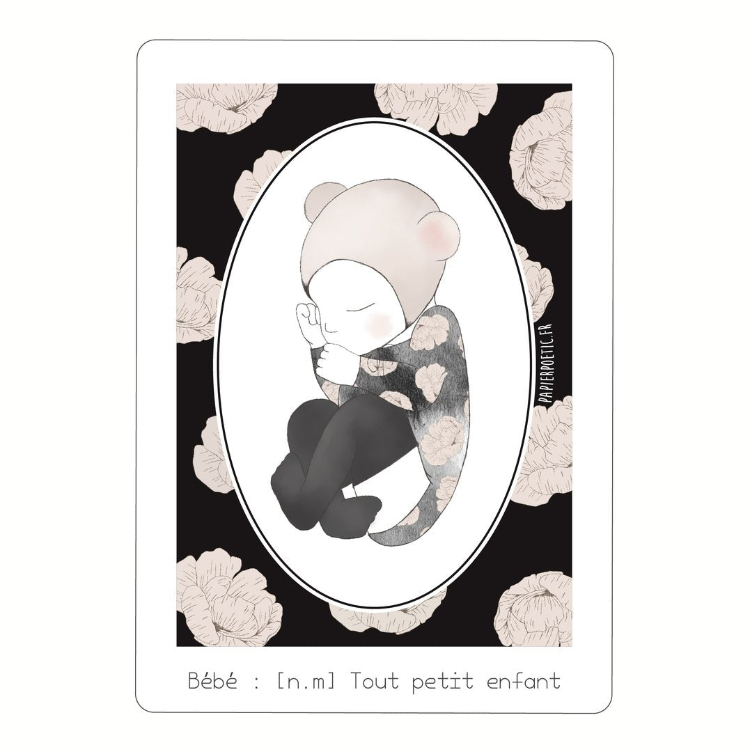 Carte "bébé" - Les ptites soeurs
