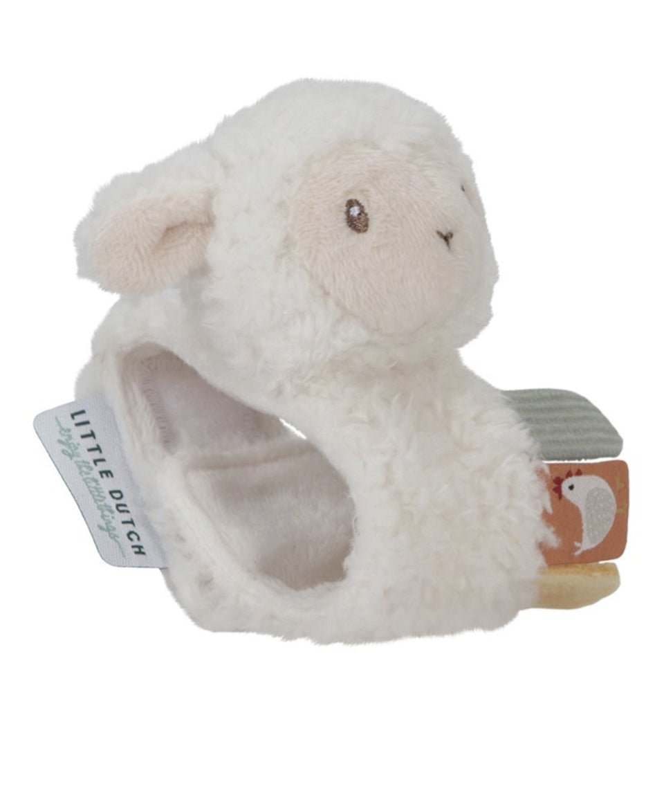 Hochet de poignet mouton - Les ptites soeurs