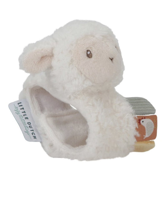 Hochet de poignet mouton - Les ptites soeurs