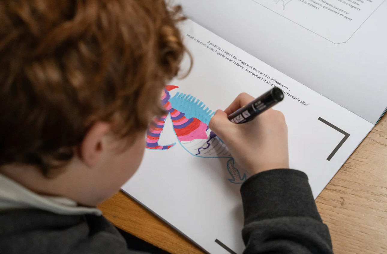 Coloriage animé - le temps des dinosaures