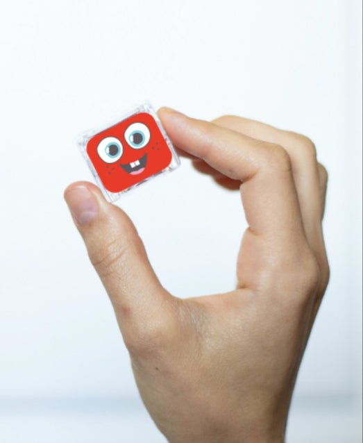 Lot de 4 cubes lumineux - rouge - Les ptites soeurs