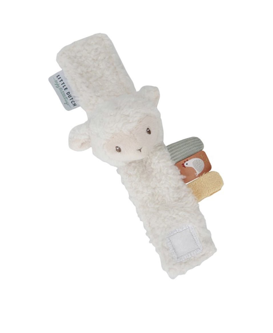 Hochet de poignet mouton - Les ptites soeurs