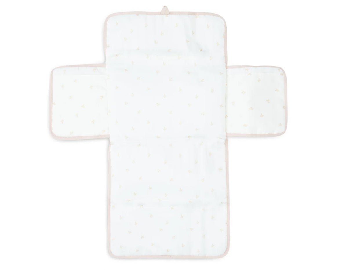 Tapis à Langer nomade Gaze de Coton - Wild Rose - Les ptites soeurs