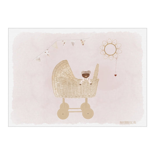 Carte "ourson" - Les ptites soeurs