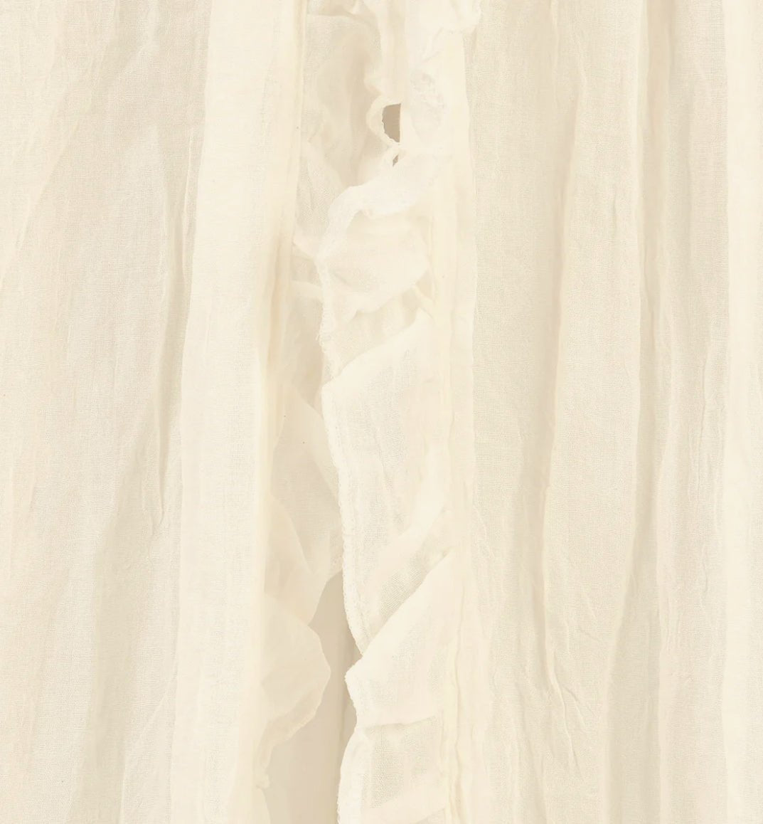 Ciel de lit à volants - Ivoire - Les ptites soeurs