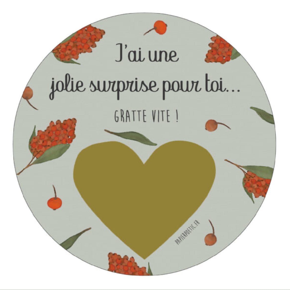 Carte Annonce À Gratter “Tonton” - Les ptites soeurs