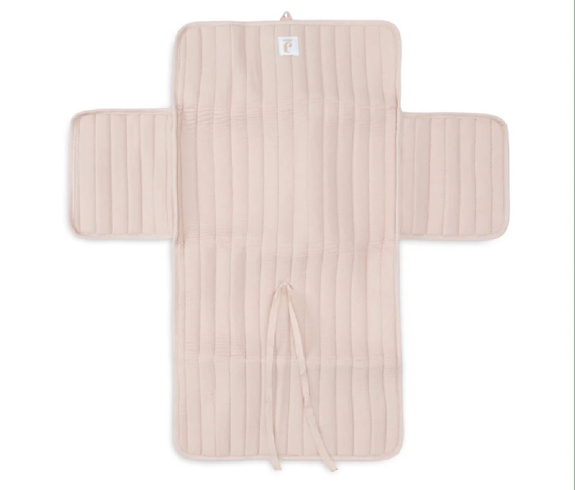 Tapis à Langer nomade Gaze de Coton - Wild Rose - Les ptites soeurs