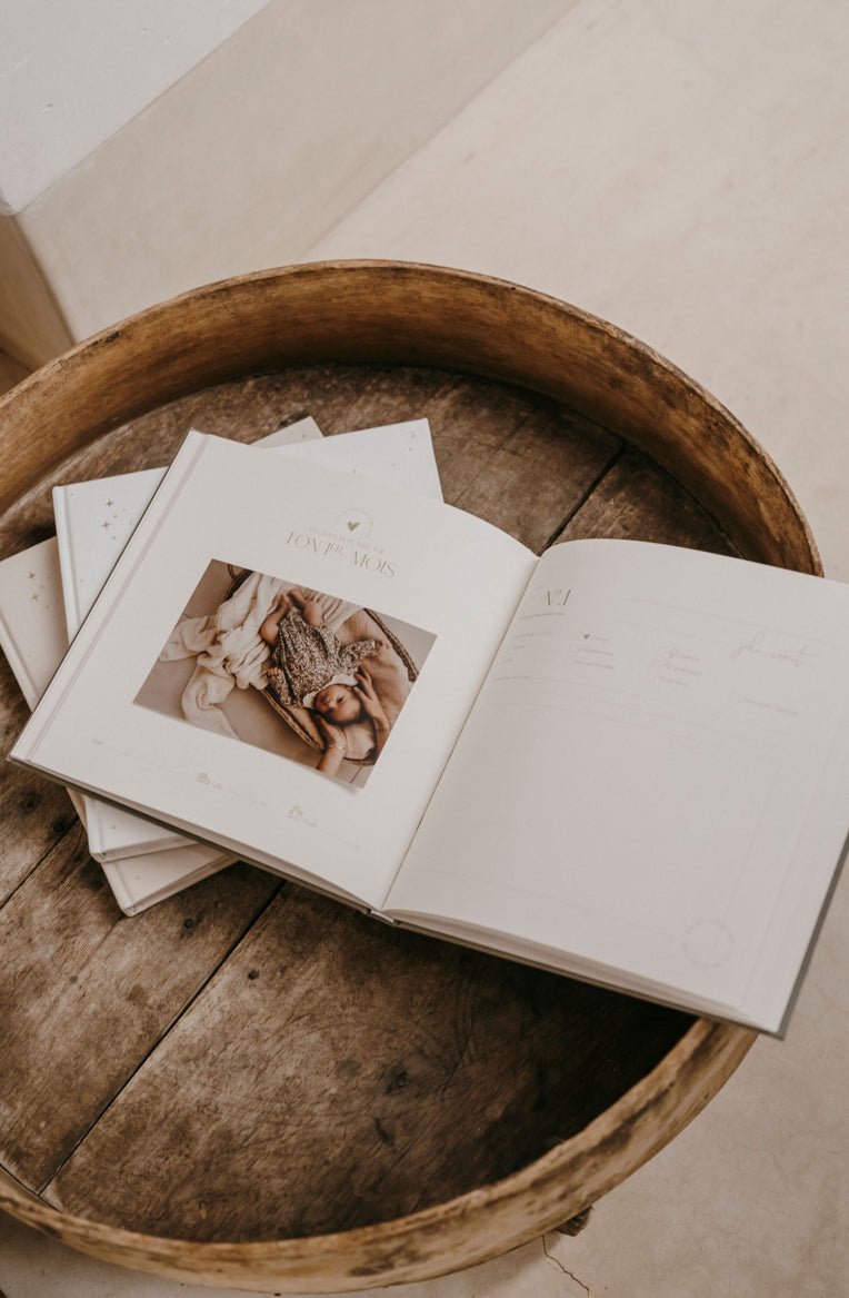 Livre de naissance - Petit Amour Beige - Les ptites soeurs