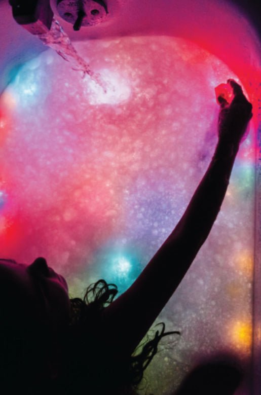 Lot de 4 cubes lumineux - rouge - Les ptites soeurs