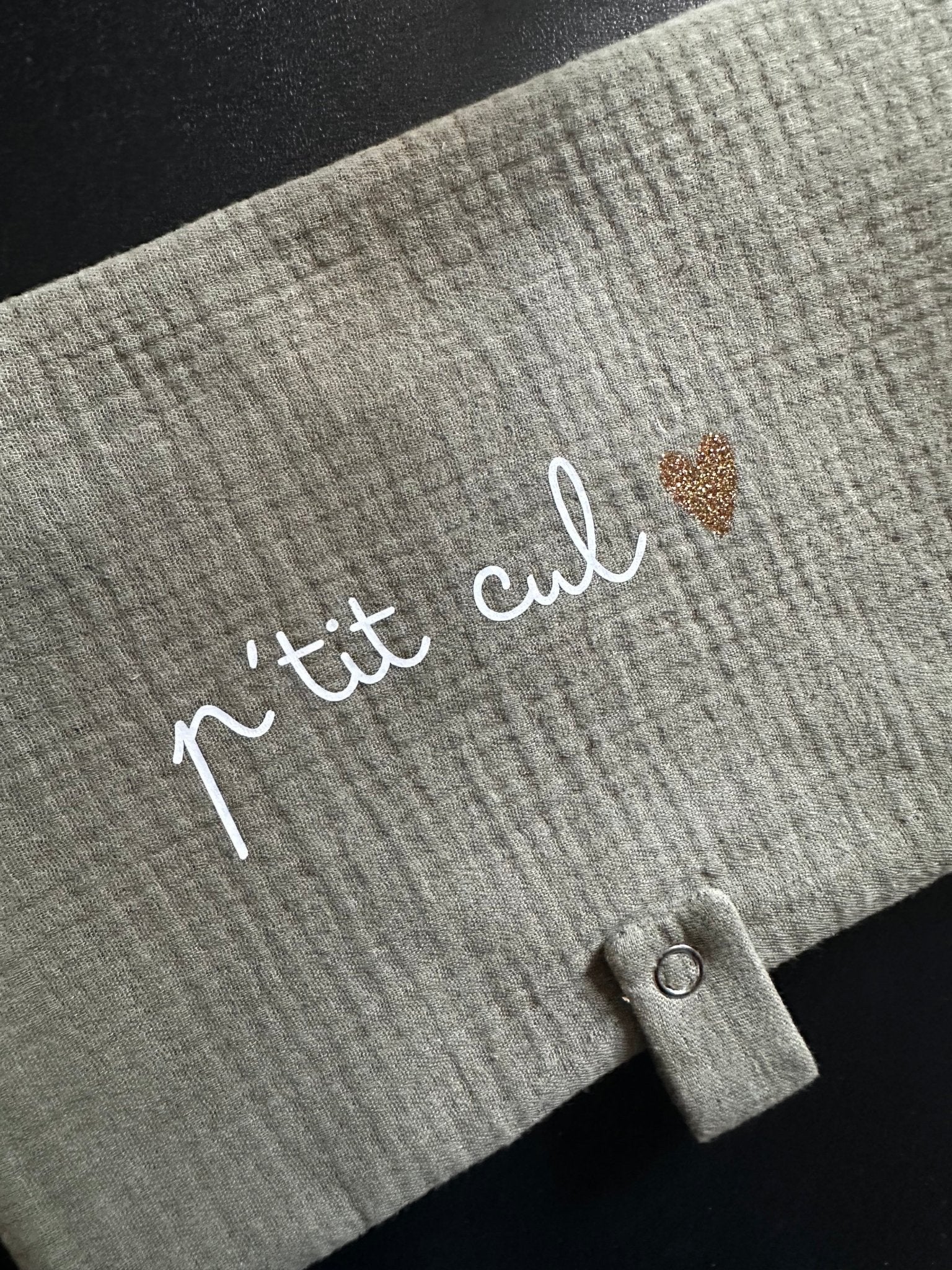 Pochette range - couche - verte - Les ptites soeurs