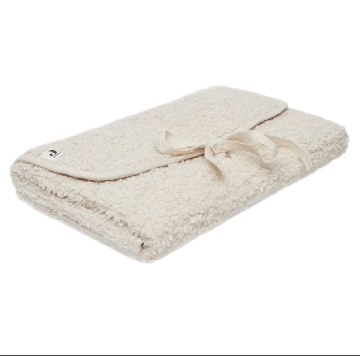 Matelas à langer nomade en tissu bouclé – Naturel - Les ptites soeurs