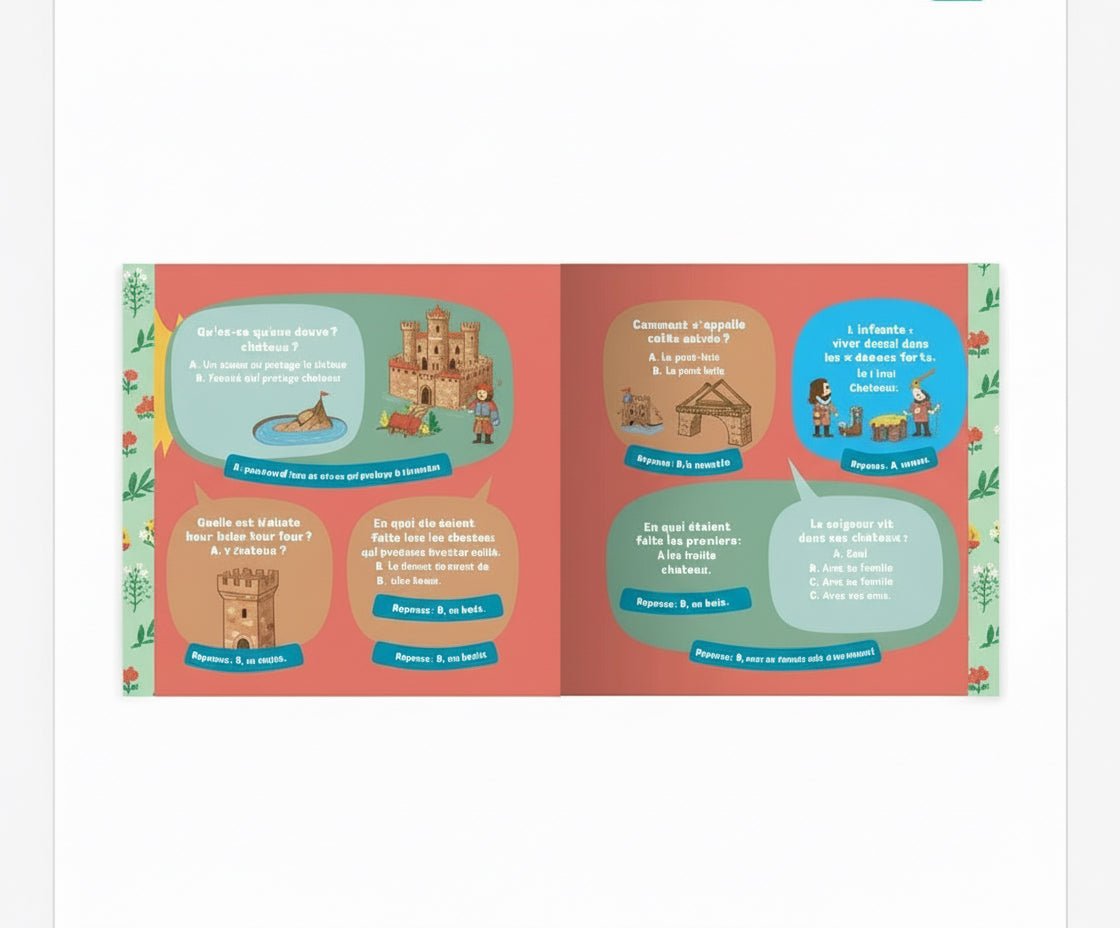 LES SUPER - CURIEUX - LES CHÂTEAUX - FORTS - Les ptites soeurs