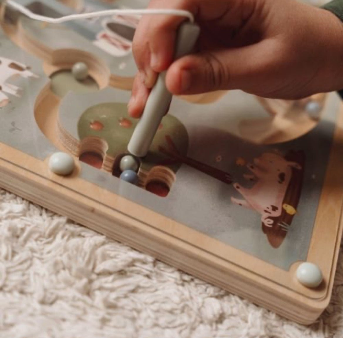 Labyrinthe magnétique Little Farm - Les ptites soeurs