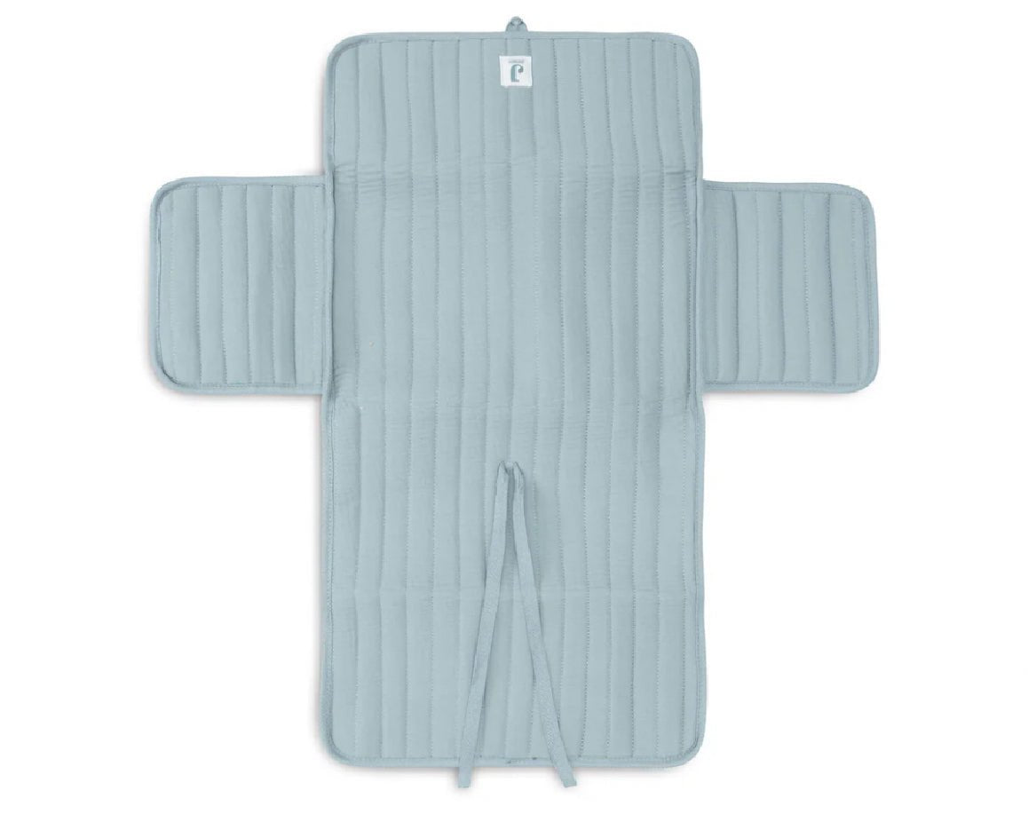 Tapis à Langer nomade Gaze de Coton - Sea Green - Les ptites soeurs