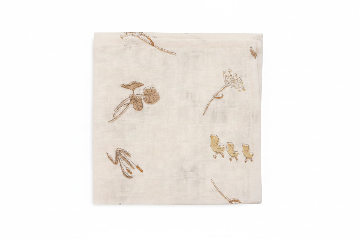 Serviette Gaze de Coton 31x31cm - Riverside - 3 Unités