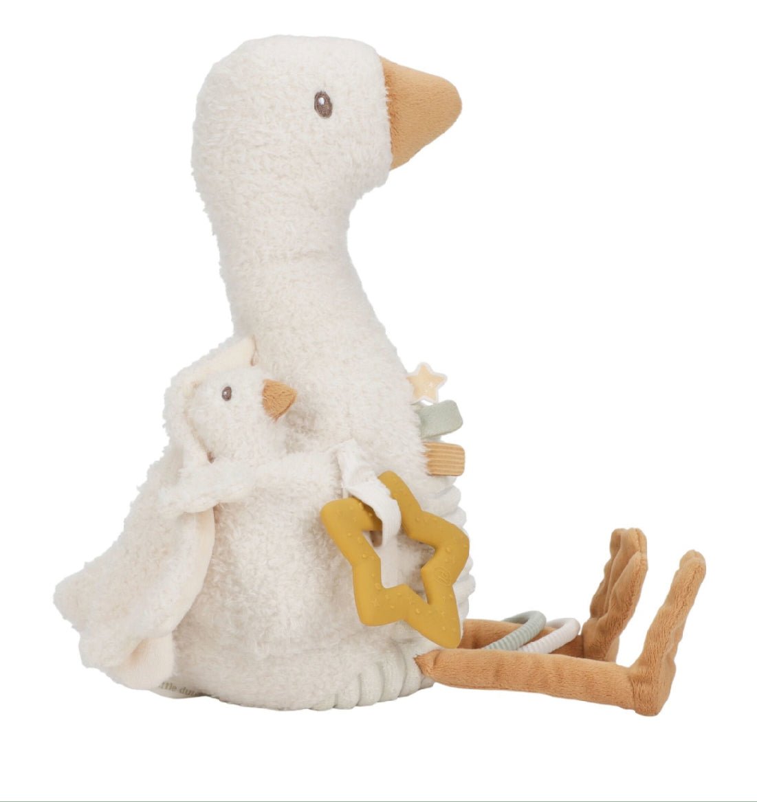 Peluche d'activité Oie - Les ptites soeurs