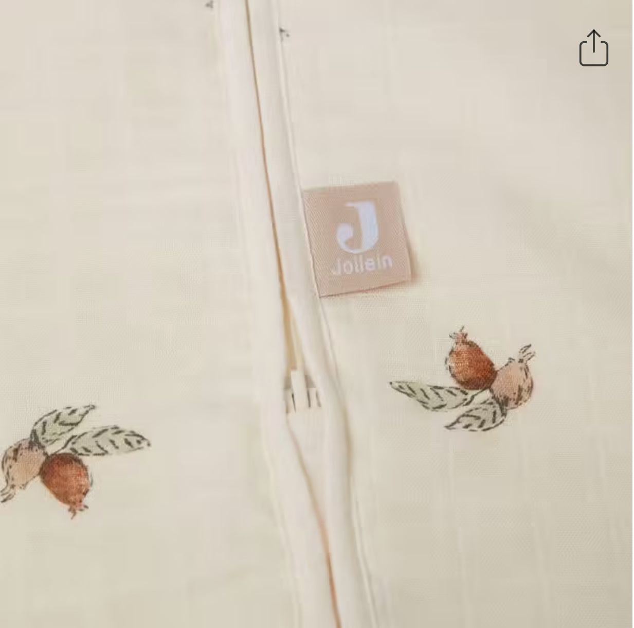 Gigoteuse légère gaze de coton - Rosehips 70 cm