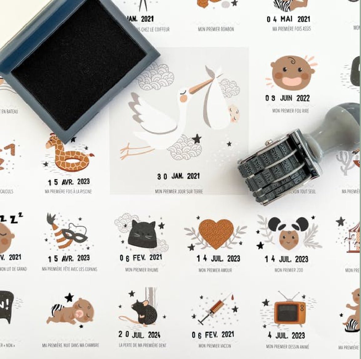 Affiche "mes premières fois" - peau foncée - Les ptites soeurs