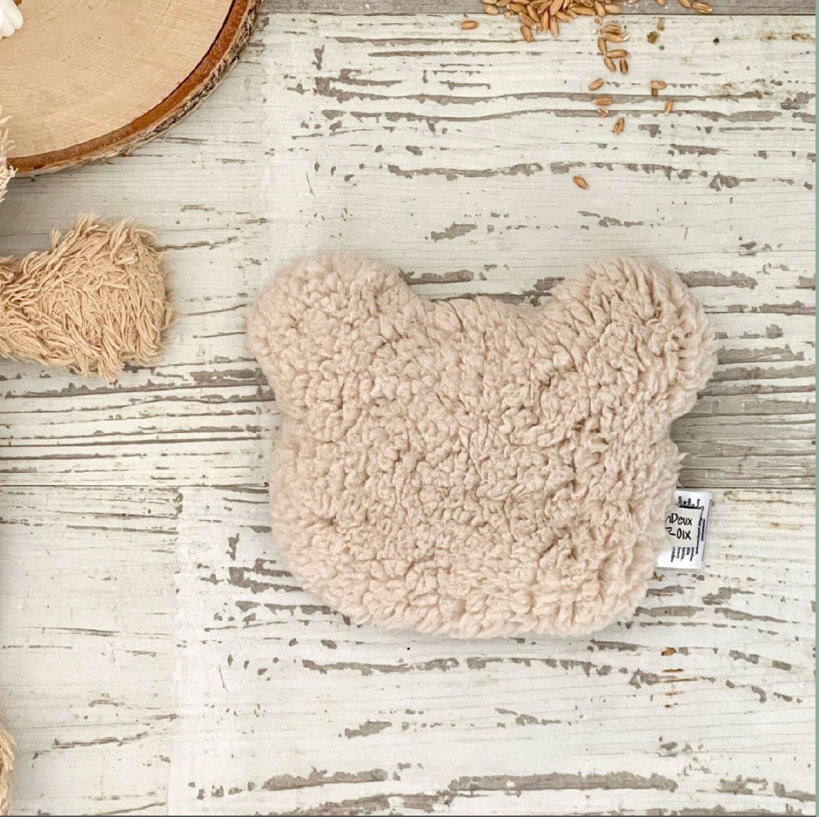 Bouillotte sèche - Ours/beige clair - Les ptites soeurs