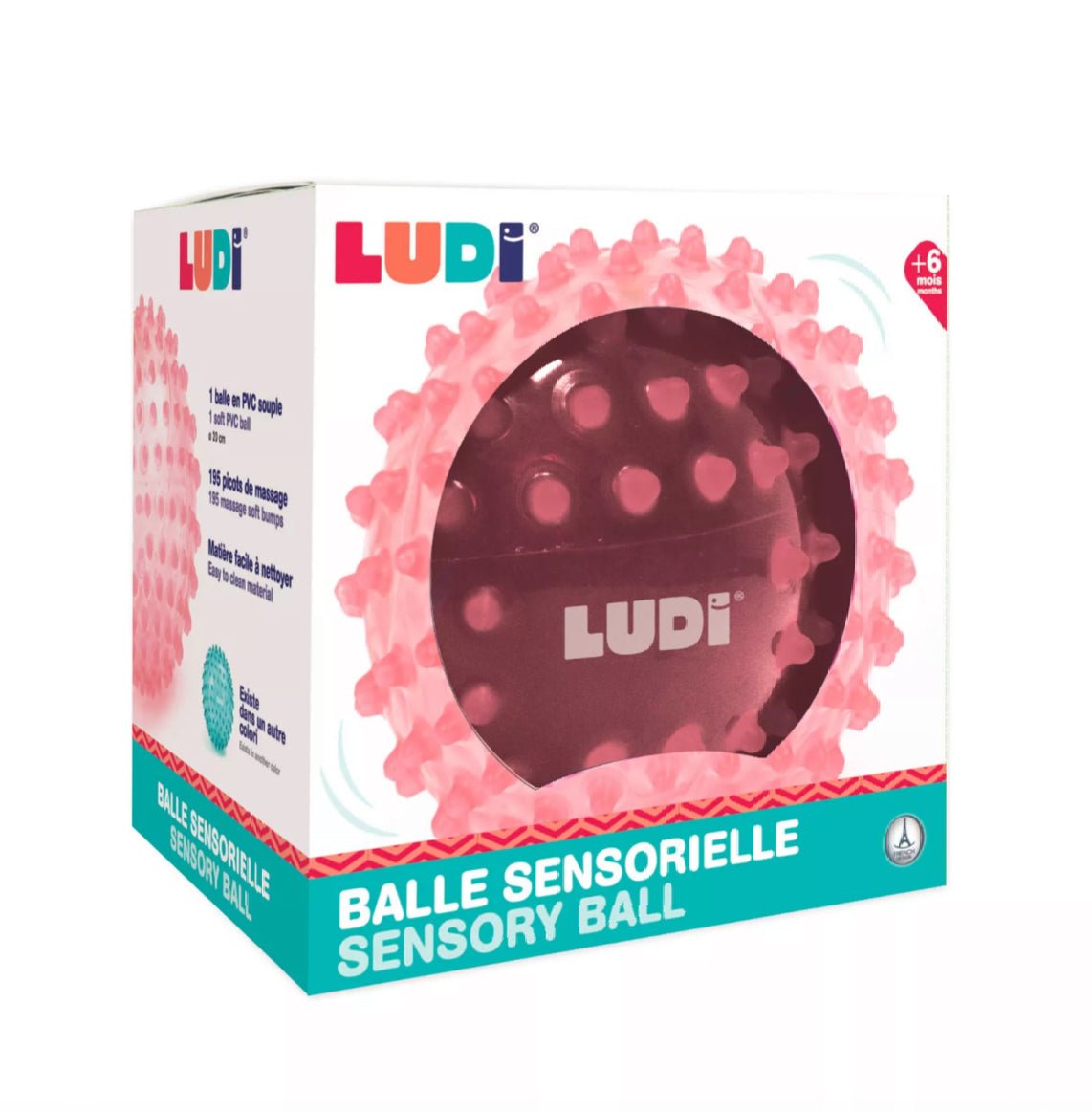 Balle sensorielle ROSE - Les ptites soeurs