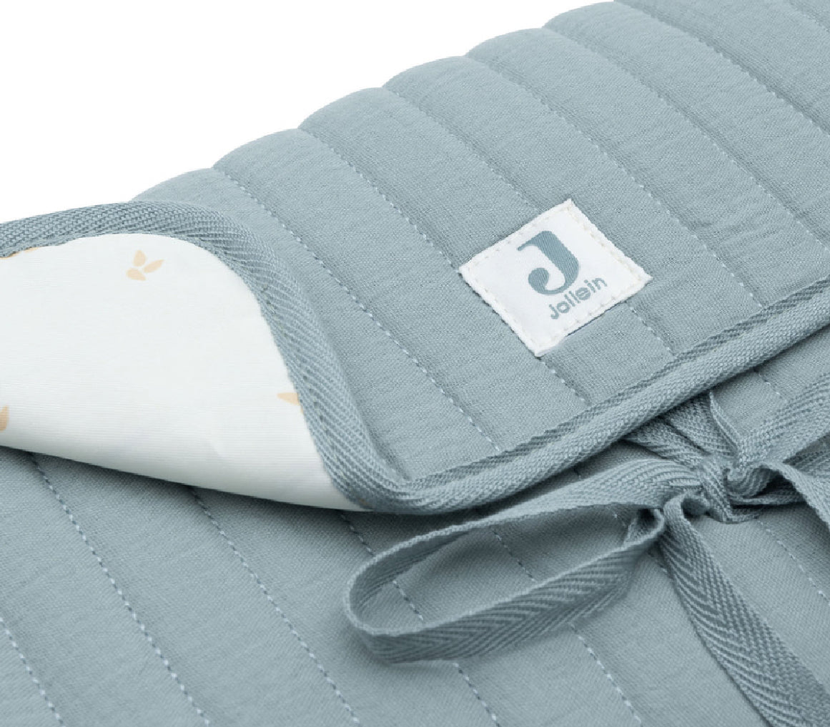 Tapis à Langer nomade Gaze de Coton - Sea Green - Les ptites soeurs