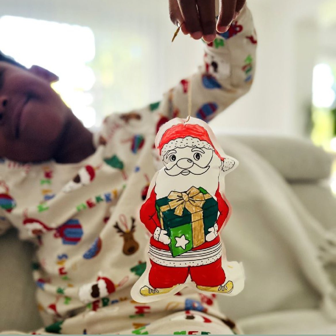 Noël – 3 coloriages gonflables à suspendre - Les ptites soeurs