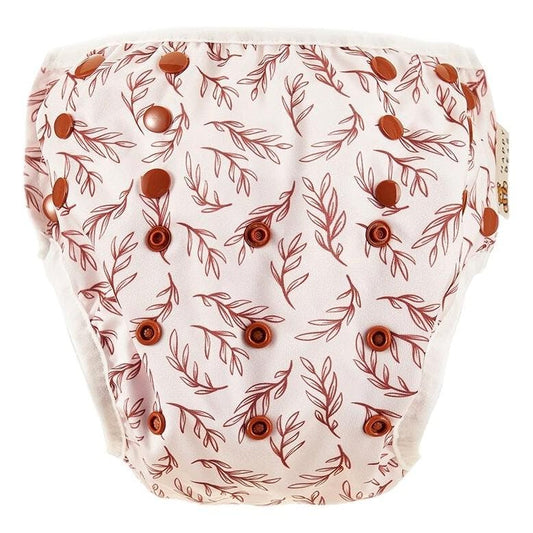 Couche de bain - feuillages - Les ptites soeurs