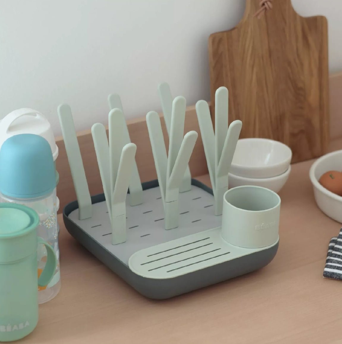 Égoutte biberons Forêt - Misty/Mineral - Les ptites soeurs