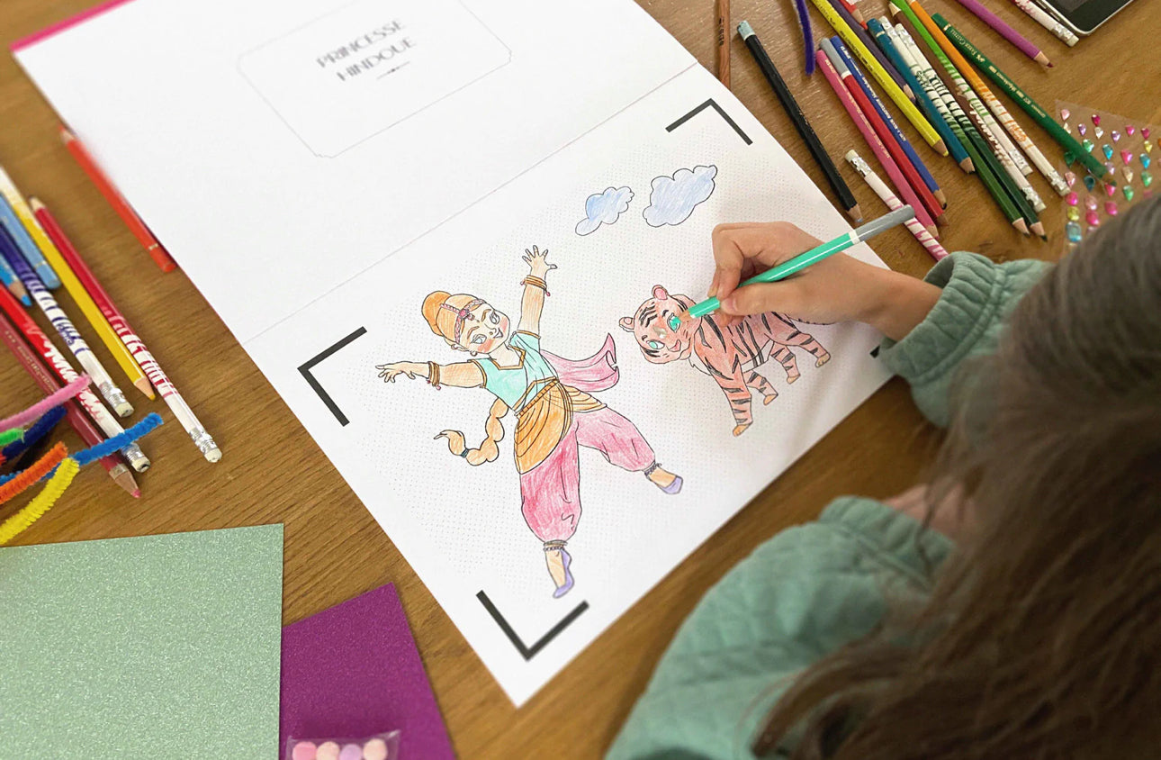 Coloriage animé - les princesses