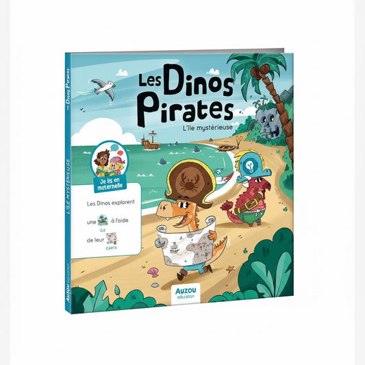 Je lis en maternelle - les dinos pirates & l’île mystérieuse
