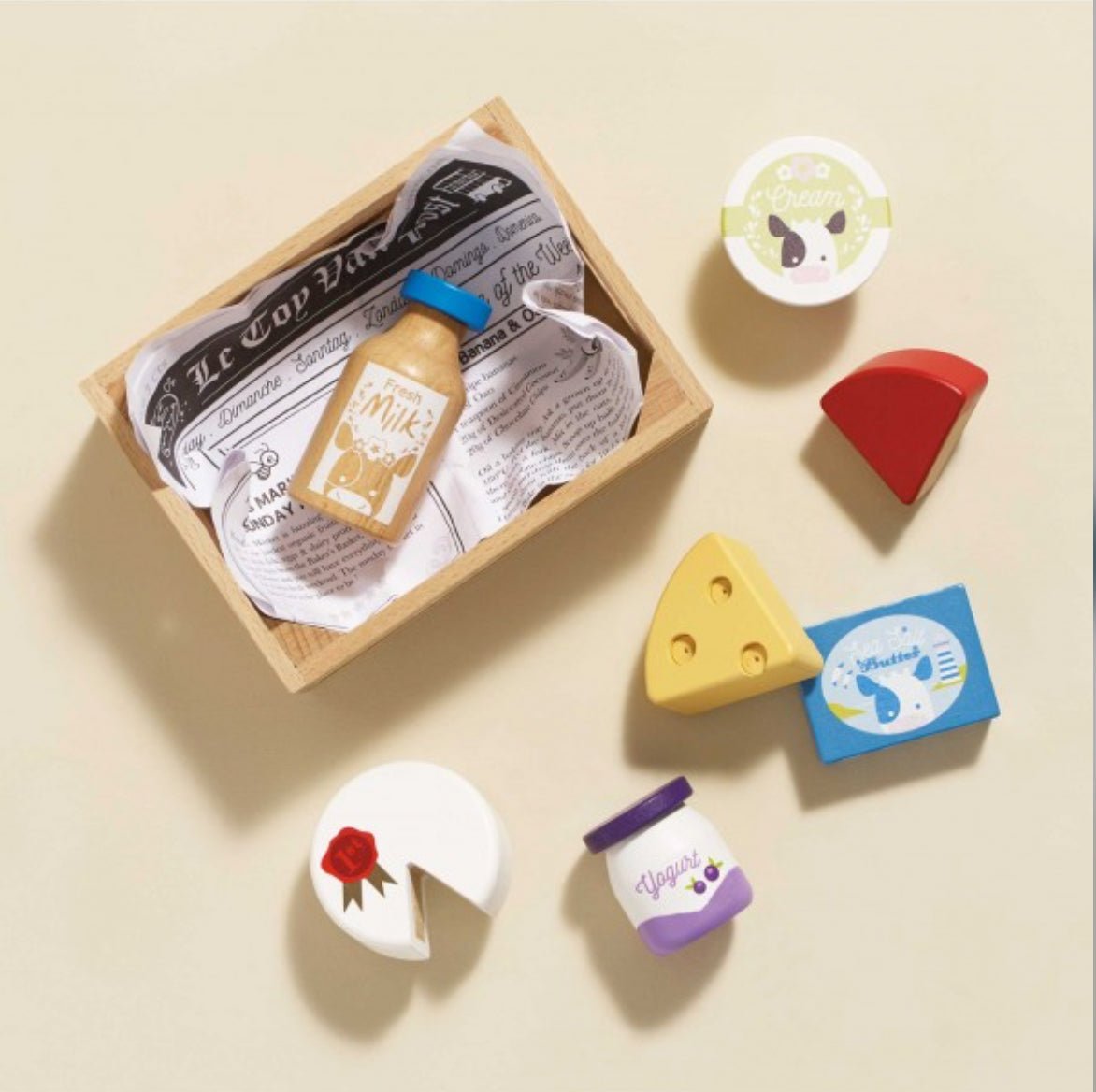 Ma cagette de produits laitiers - Les ptites soeurs