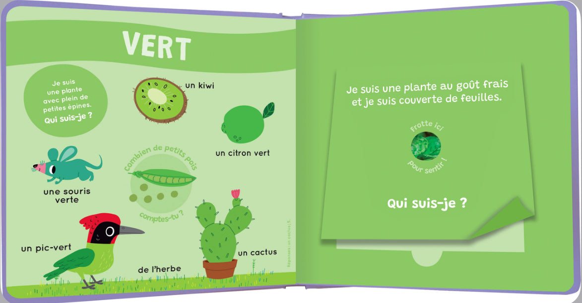 Mon livre des odeurs et des couleurs - le jardin