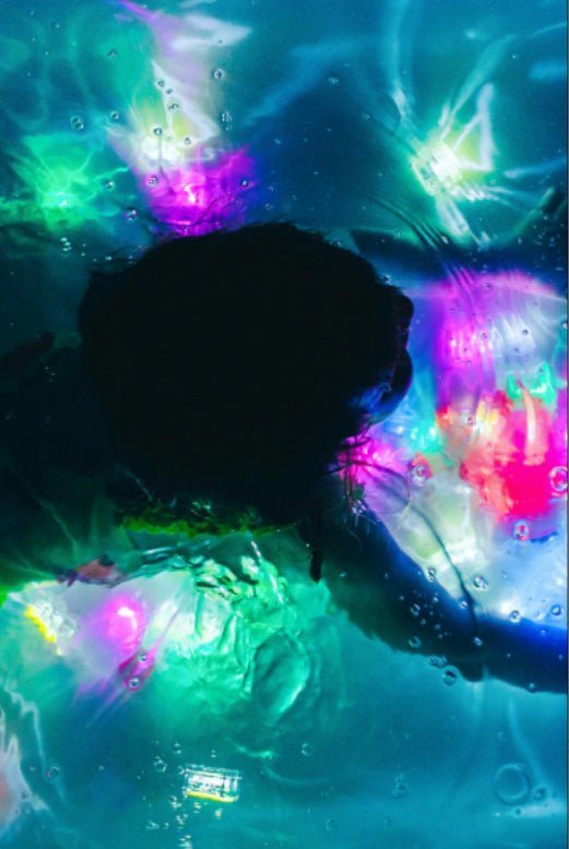 Lot de 4 cubes lumineux - blanc - Les ptites soeurs