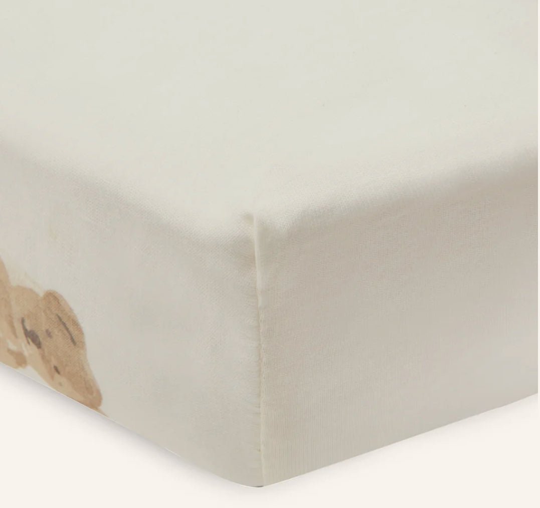 Drap - housse - Teddy Bear - Les ptites soeurs