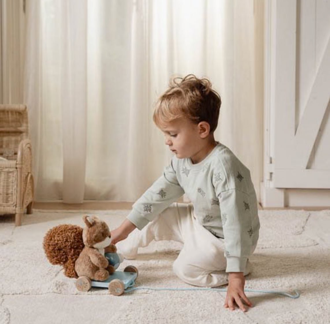 Animal à tirer Écureuil - Forest Friends - Les ptites soeurs