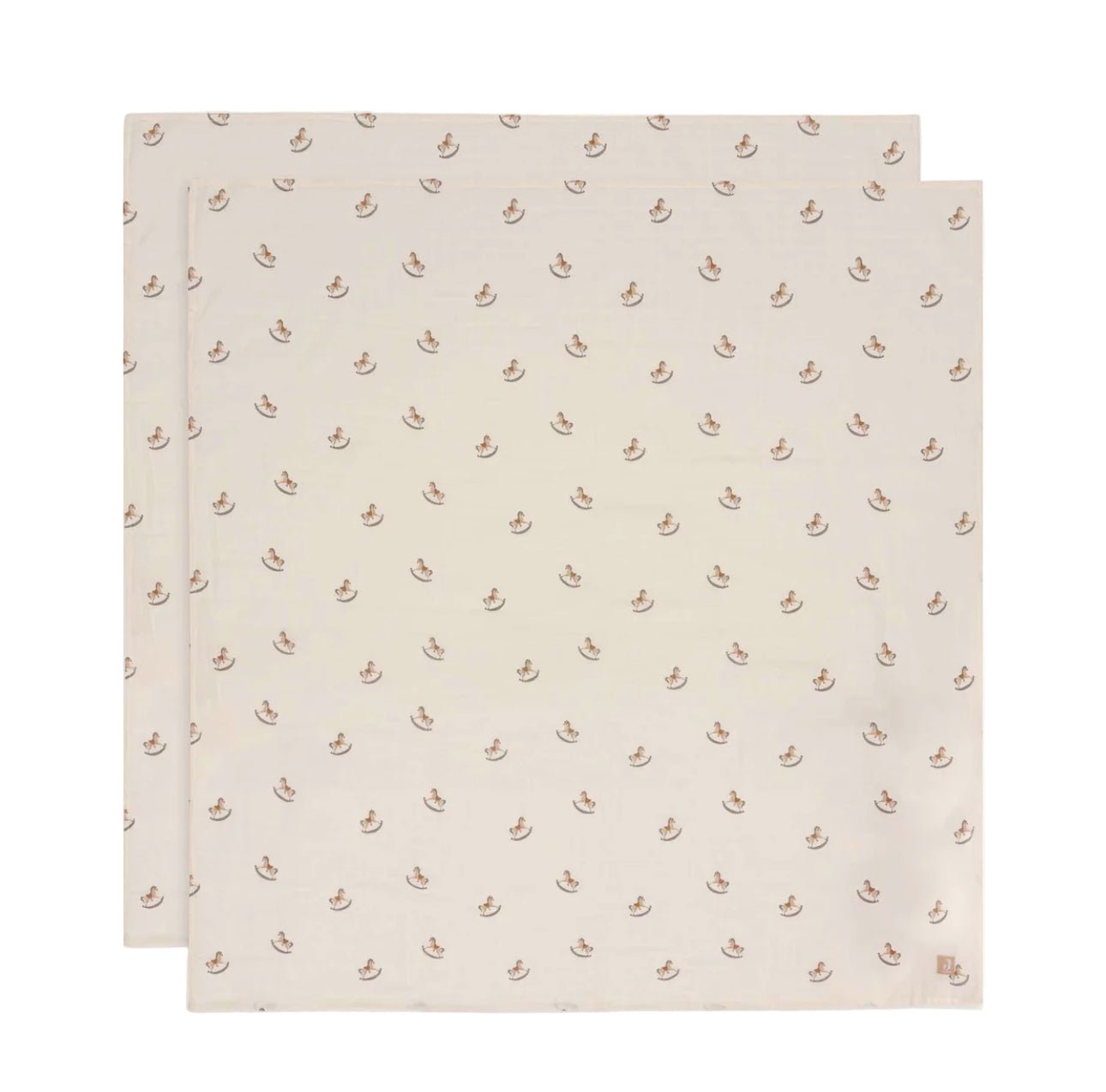 Lange gaze de coton 115x115cm - Nostalgic Ride - 2 Unités - Les ptites soeurs