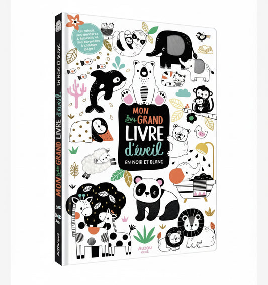 Mon très grand livre d’éveil en noir & blanc