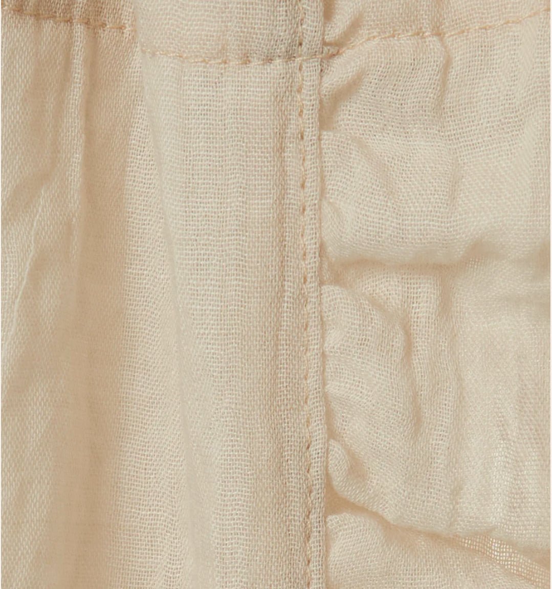 Ciel de lit à volants - Nougat - Les ptites soeurs