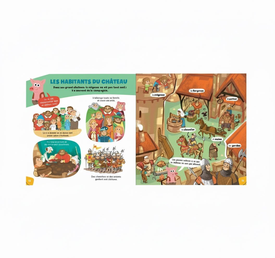 LES SUPER - CURIEUX - LES CHÂTEAUX - FORTS - Les ptites soeurs