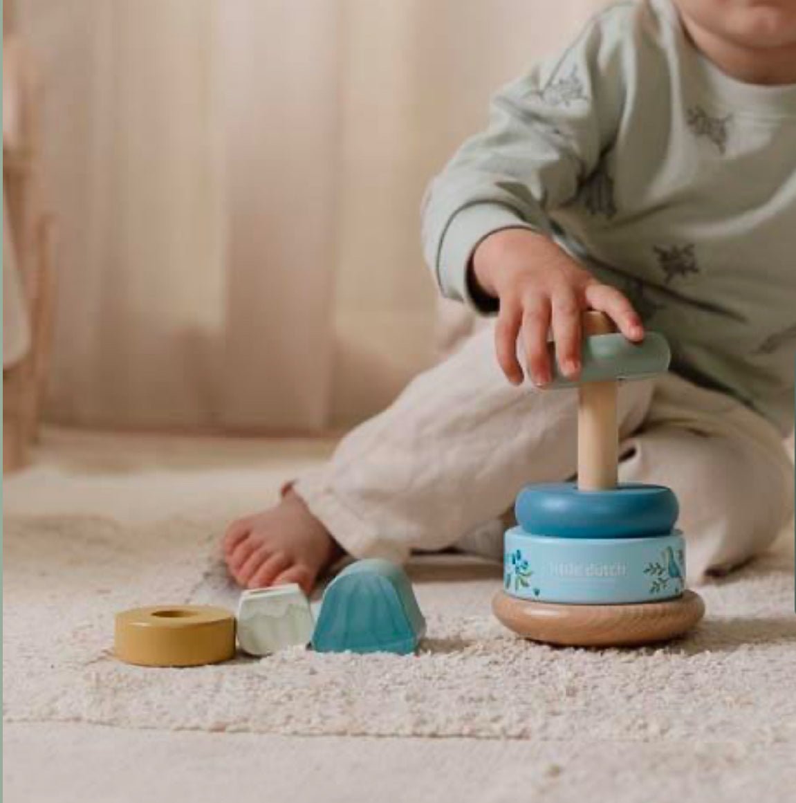 Tour d'anneaux à empiler - Forest Friends - Les ptites soeurs