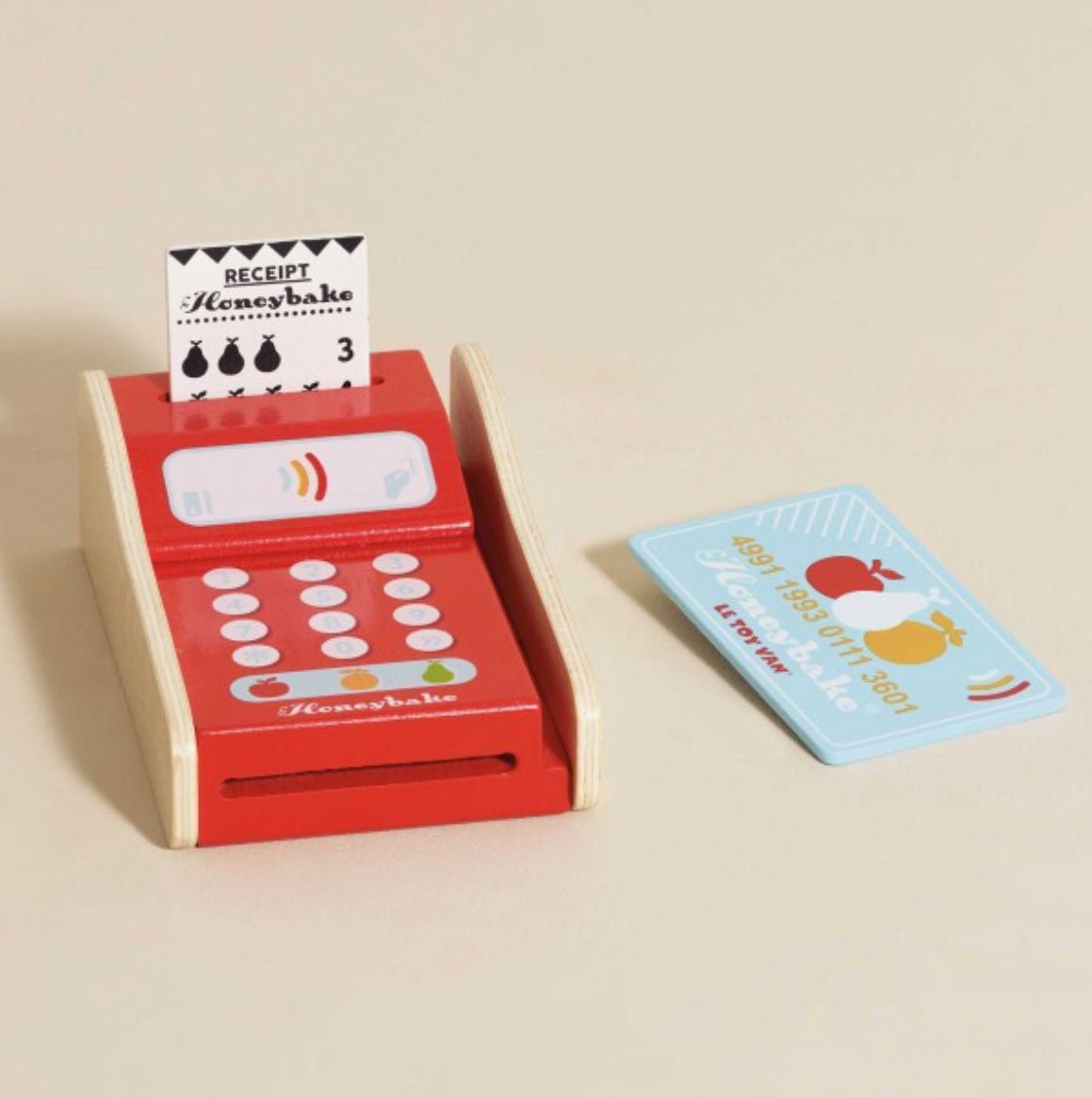 Machine à carte bancaire en bois - Les ptites soeurs